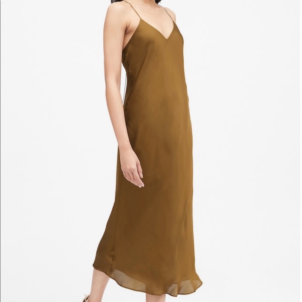 Satin slip dress